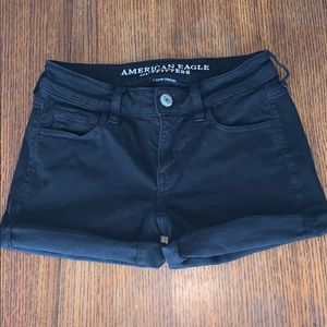 American Eagle black Jean shorts